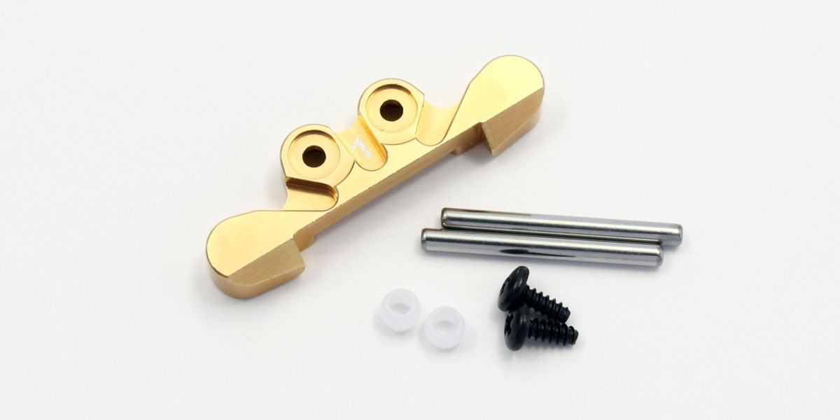 MBW025G-1 Aluminum Rear Sus Mount (1-deg/Gold) MBW025G-1  - KYOSHO RC